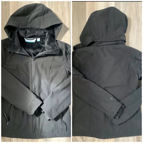 New! Women’s Free Country Black Hooded Jacket S - Picture 2 of 10